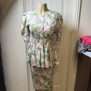 Choon California /Made in U.S.A.   Vintage, Romantic 80s/90s dress, cottage core